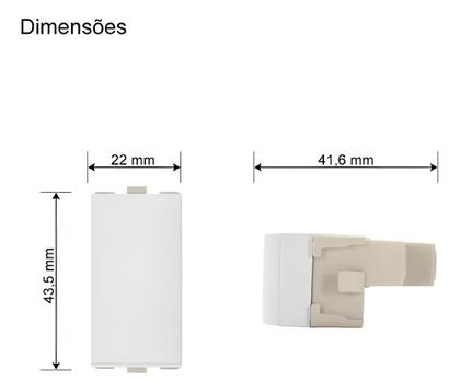 Imagem de Kit 3 Interruptor Paralelo 10a-250v Br Sleek