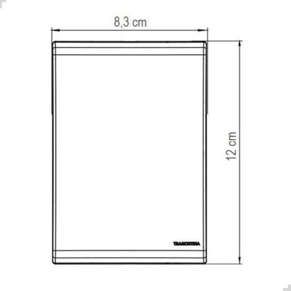 Imagem de Kit 3 Interruptor Simples Paralelo 4x2 Branco Liz Tramontina
