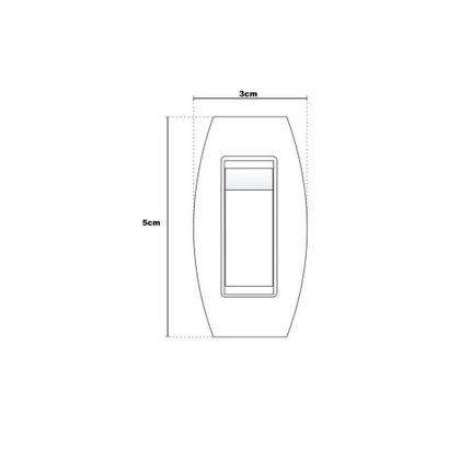 Imagem de Kit 3 Interruptores Pera 6A Meio de Fio Preto Fame