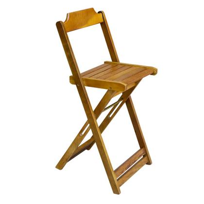 Imagem de Kit 3 Jogos de Mesa Bistrô de Madeira Dobrável com 3 Banquetas - Mel