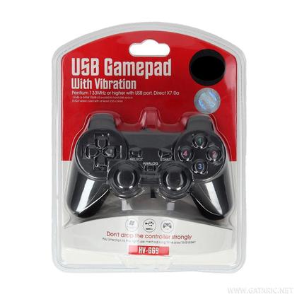 Imagem de Kit 3 Joystick Controle Para Pc Gamer Jogos Vibração Dual Shock Usb Com Fio