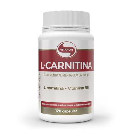 Imagem de Kit 3 L Carnitina B6 Vitafor 120 Cápsulas