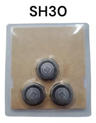 Imagem de Kit 3 Lâminas Barbeador Philips Sh30 Original Posto Autoriz