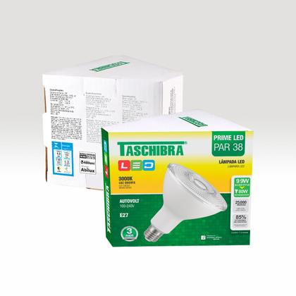 Imagem de Kit 3 lâmpada led 14w par 38 e27 ip65 luz quente 2700k dimer
