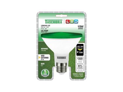 Imagem de Kit 3 Lâmpada LED PAR 30 IP 65 11W Verde E-27