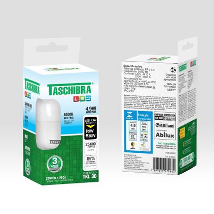 Imagem de Kit 3 Lâmpadas LED TKL 30 4,9W - Taschibra