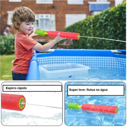 Imagem de Kit 3 Lança Água Flutuante Piscina Bastão Brinquedo Forte