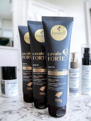 Imagem de Kit 3 Leave in Haskell Creme De Pentear Cavalo Forte 150g