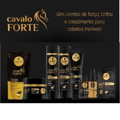 Imagem de Kit 3 Leave in Haskell Creme De Pentear Cavalo Forte 150g