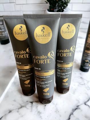 Imagem de Kit 3 Leave in Haskell Creme De Pentear Cavalo Forte 150g
