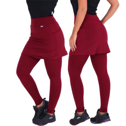 Imagem de Kit 3 Legging Saia Feminina Moda Evangelica