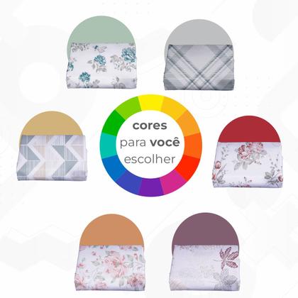 Imagem de Kit 3 Lençol Elástico Cama Box Queen Toque Macio