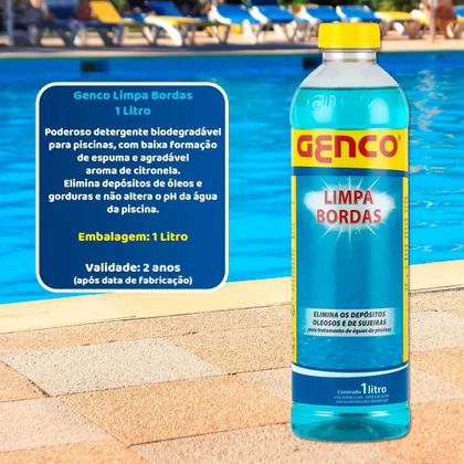 Imagem de Kit 3 limpa bordas 1 litros genco