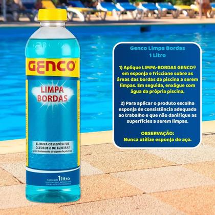 Imagem de Kit 3 limpa bordas 1 litros genco