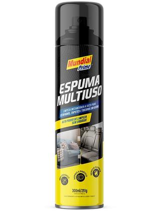 Imagem de Kit 3 limpa estofados geral automotivo banco sofa espuma magica 300ml zip