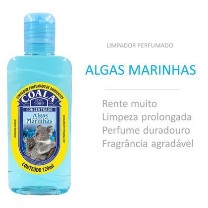 Imagem de Kit 3 Limpador Concentrado Perfumado de Ambientes Algas Marinhas Coala 120ml