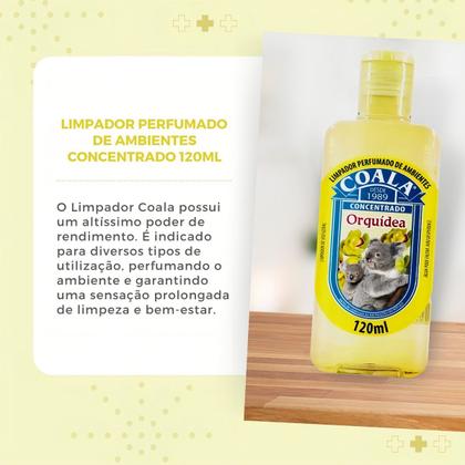 Imagem de Kit 3 Limpador Concentrado Perfumado Orquídea Coala 120ml