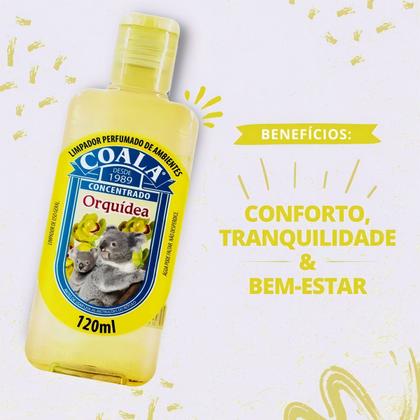Imagem de Kit 3 Limpador Concentrado Perfumado Orquídea Coala 120ml