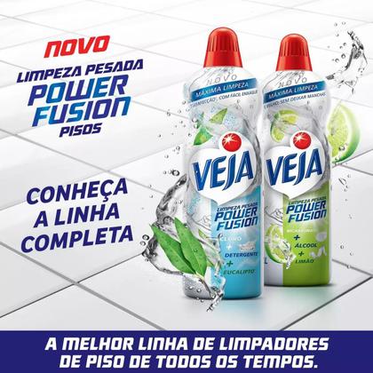 Imagem de Kit 3 Limpeza Pesada Power Fusion Cloro 500ml Veja Atacado