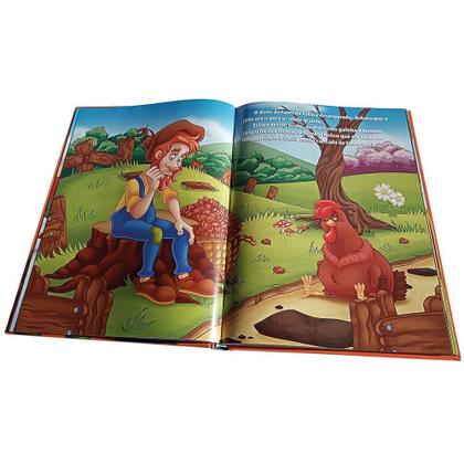 Imagem de Kit 3 Livros As Mais Belas Fábulas Histórias Clássicas e Histórias de Animais Edição de Luxo Capa Dura