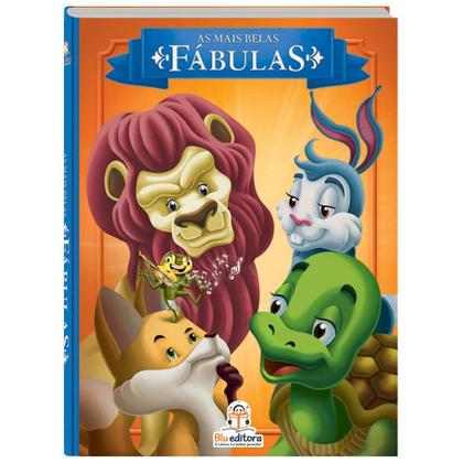 Imagem de Kit 3 Livros As Mais Belas Fábulas Histórias Clássicas e Histórias de Animais Edição de Luxo Capa Dura