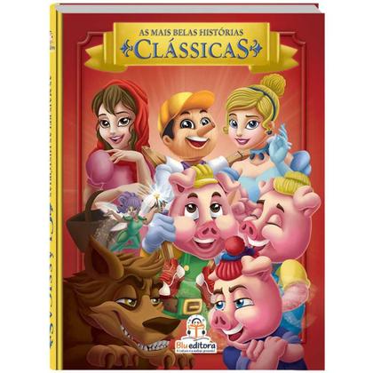 Imagem de Kit 3 Livros As Mais Belas Fábulas Histórias Clássicas e Histórias de Animais Edição de Luxo Capa Dura