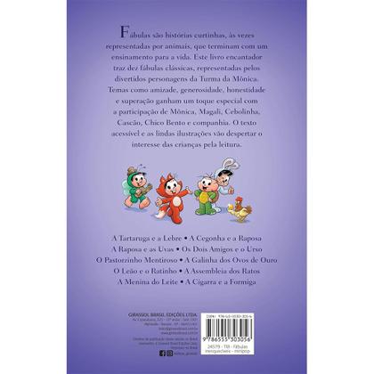 Imagem de Kit 3 Livros Contos Clássicos Para Crianças Com a Turma Da Mônica Fábulas Contos Clássicos