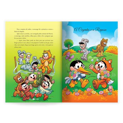 Imagem de Kit 3 Livros Contos Clássicos Para Crianças Com a Turma Da Mônica Fábulas Contos Clássicos