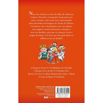 Imagem de Kit 3 Livros Contos Clássicos Para Crianças Com a Turma Da Mônica Fábulas Contos Clássicos