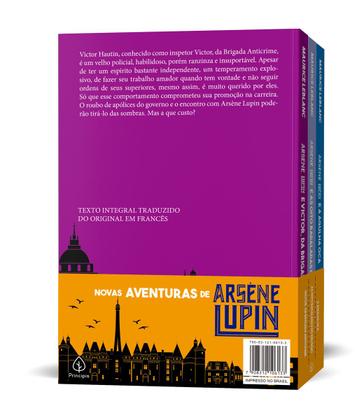 Imagem de Kit 3 Livros Físicos Novas Aventuras de Arsene Lupin - Maurice Leblanc