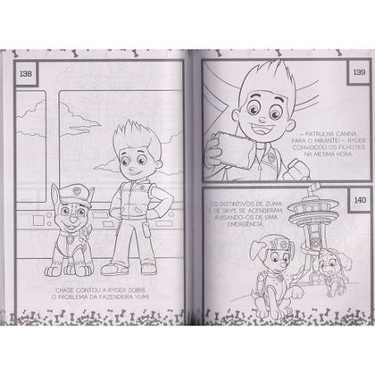 Imagem de Kit 3 Livros Patrulha Canina 910 Atividades e Desenhos Para Colorir, 672 Páginas