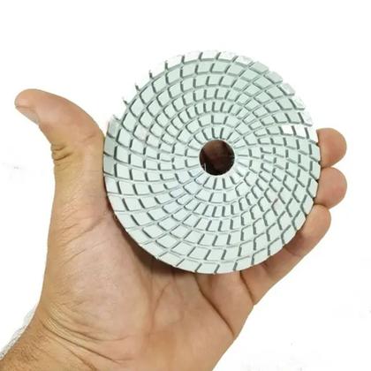 Imagem de Kit 3 Lixa Cerâmica Diamantada P/ Polimento Grão 100 100mm