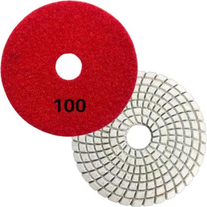 Imagem de Kit 3 Lixa Cerâmica Diamantada P/ Polimento Grão 100 100mm