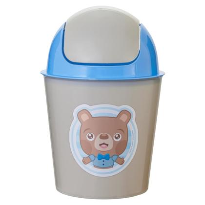 Imagem de Kit 3 Lixeira Multiuso 3L Com Tampa Basculante Baby Usual