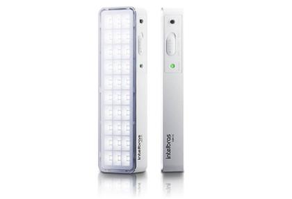 Imagem de Kit 3 Luminárias De Emergência Intelbras Lea 31 Luz De Led Recarregável