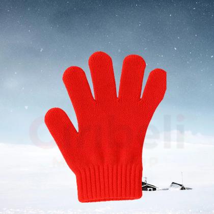 Imagem de Kit 3 Luvas Infantil Moda Inverno Estilo Criança Cores Sortidas