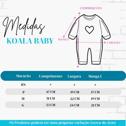 Imagem de Kit 3 Macacão Estampado Suedine Roupa Bebê Meninos e Meninas