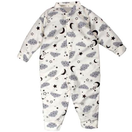 Imagem de Kit 3 Macacão Pijamão Soft Inverno Infantil Menino E Menina