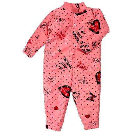 Imagem de Kit 3 Macacão Pijamão Soft Inverno Infantil Menino E Menina