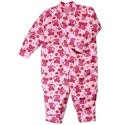 Imagem de Kit 3 Macacão Pijamão Soft Inverno Infantil Menino E Menina