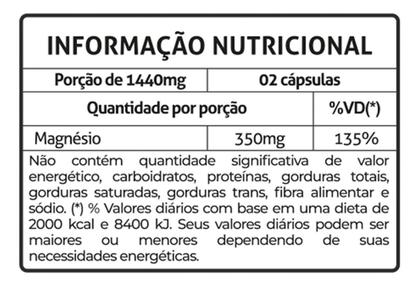 Imagem de Kit 3 Magnésio Quelato Concentrado 60 Cápsulas Fitoprime