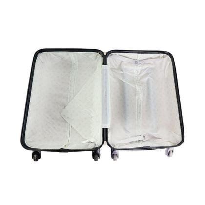 Imagem de Kit 3 Malas De Viagem Bege Com Alça Telescópica Com Cadeado