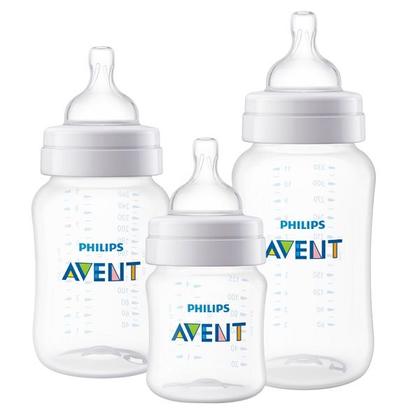 Imagem de Kit 3 Mamadeiras ANTI-COLIC Classica 125ML 260ML 330M Philips AVENT SCY119/18