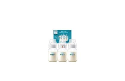 Imagem de Kit 3 Mamadeiras Avent Anti Colic 260ml Transparente