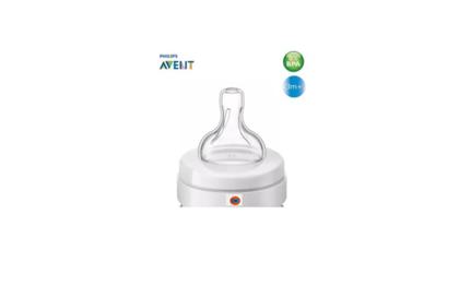 Imagem de Kit 3 Mamadeiras Avent Anti Colic 260ml Transparente