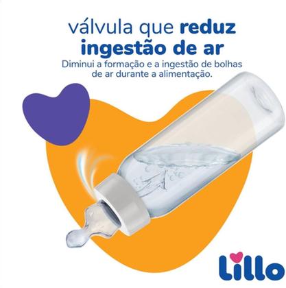 Imagem de Kit 3 Mamadeiras Evolução Divertida 50/120/240ml Bico Silicone Lillo