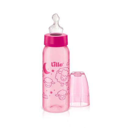 Imagem de Kit 3 Mamadeiras Evolução Divertida 50/120/240ml Rosa- Lillo