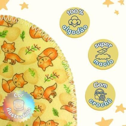 Imagem de Kit 3 Mantas Coberta Bebê Menina Suaves Delicadas Algodão