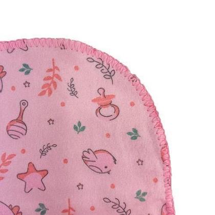 Imagem de Kit 3 Mantas Coberta Bebê Menina Suaves Delicadas Algodão