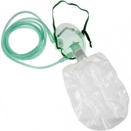 Imagem de Kit 3 Máscaras Oxigênio Asma Bronquite Respirar Reserva Tubo